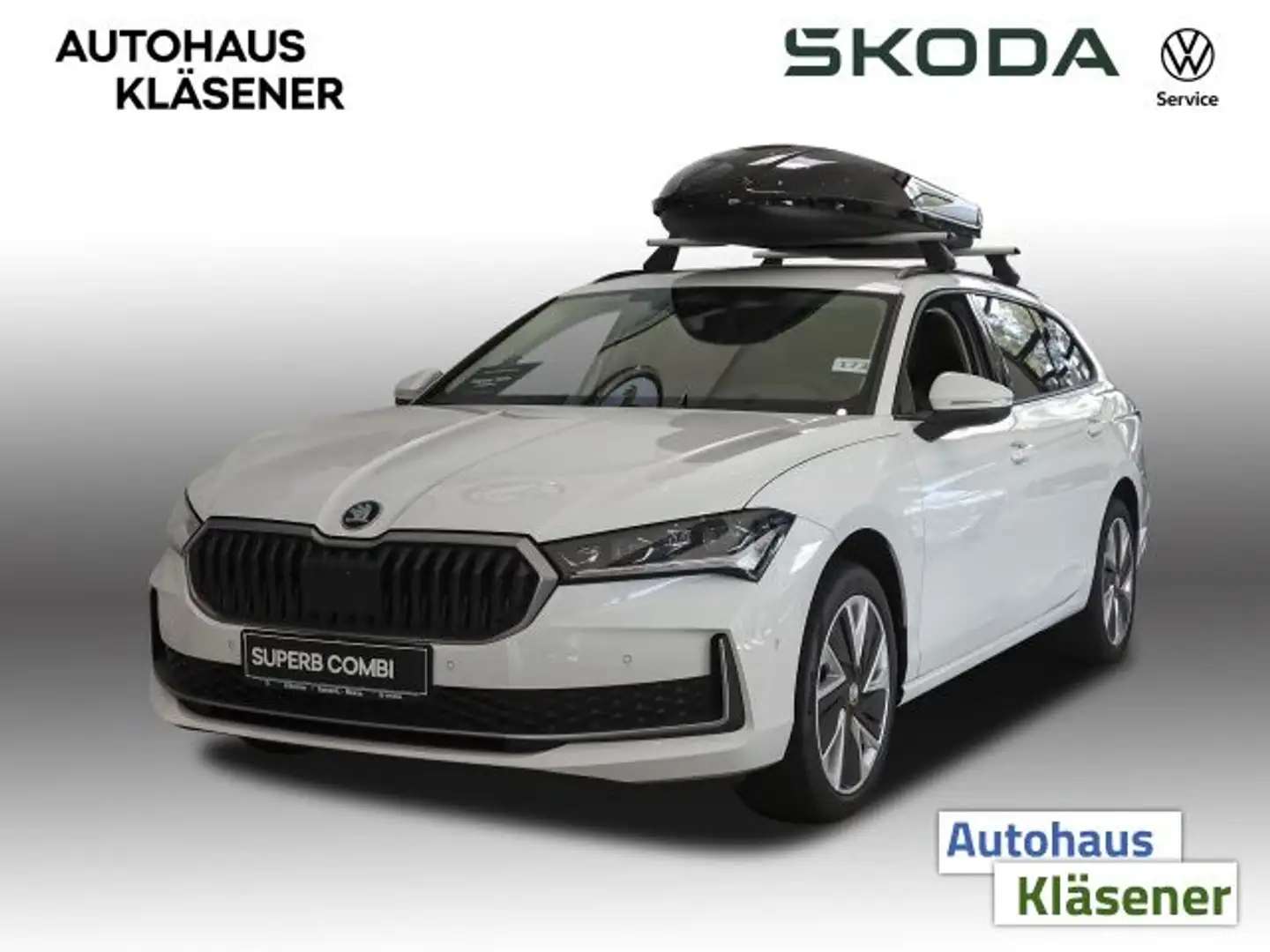 Skoda Superb Combi Selection 2,0 TDI DSG Bluetooth Navi Biały - 2
