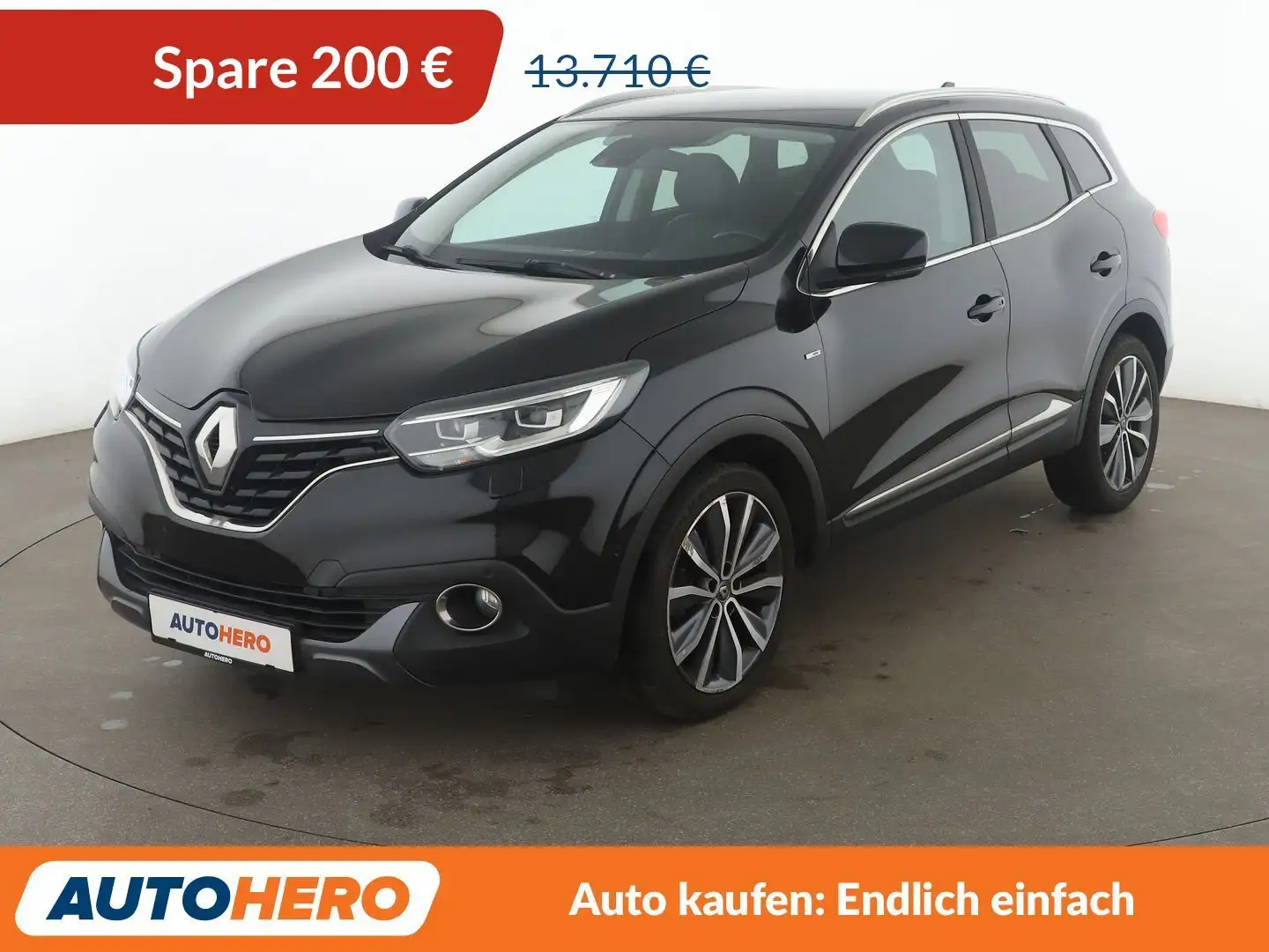 Renault Kadjar 1.2 TCe Energy Bose Edition Aut.*NAVI*CAM*LED*PDC* Schwarz - 1