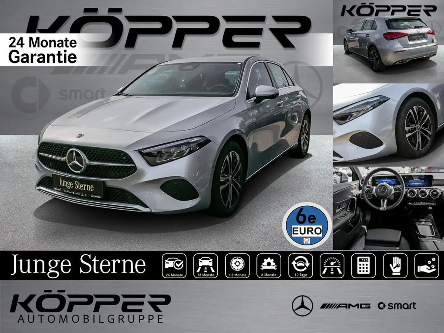 Mercedes-Benz A 180 Progressive Advanced Kamera LED Sitzhzg. Silber - 1