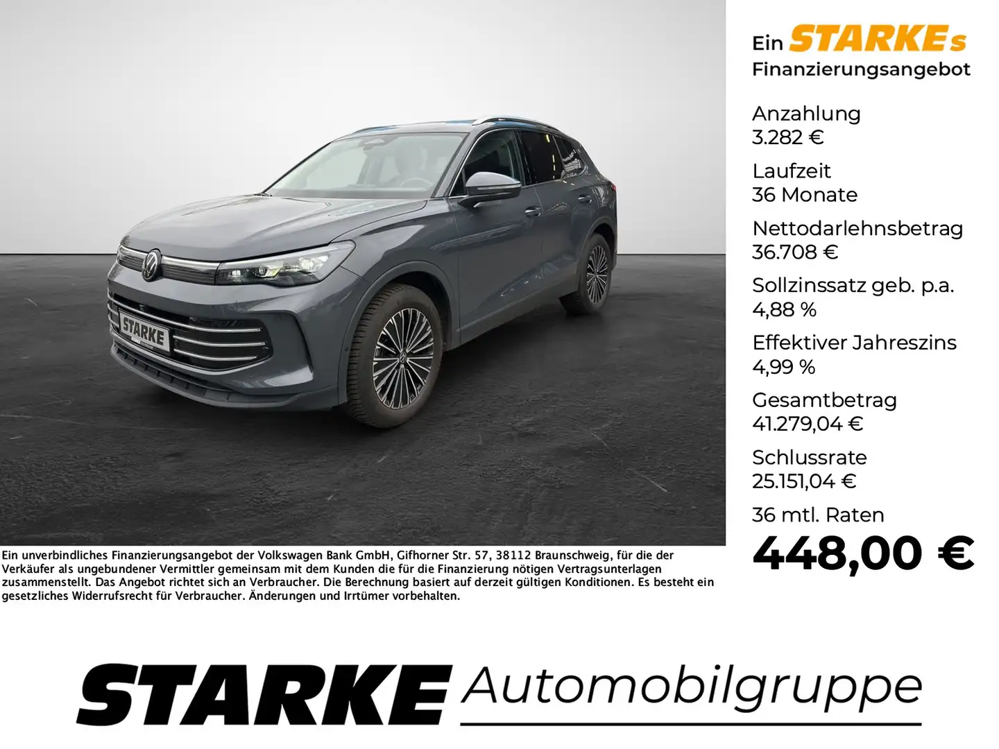 Volkswagen Tiguan 1.5 eTSI Elegance Grau - 1