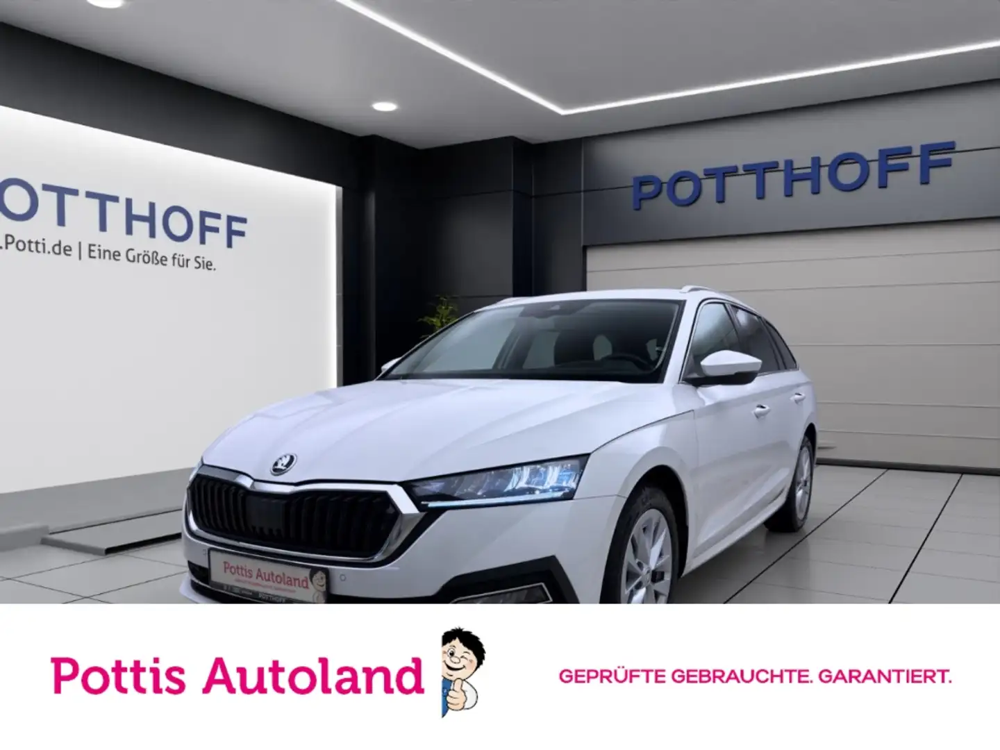 Skoda Octavia Combi 2.0 TDI DSG STYLE NAVI ACC SITZHZG PDC Weiß - 1