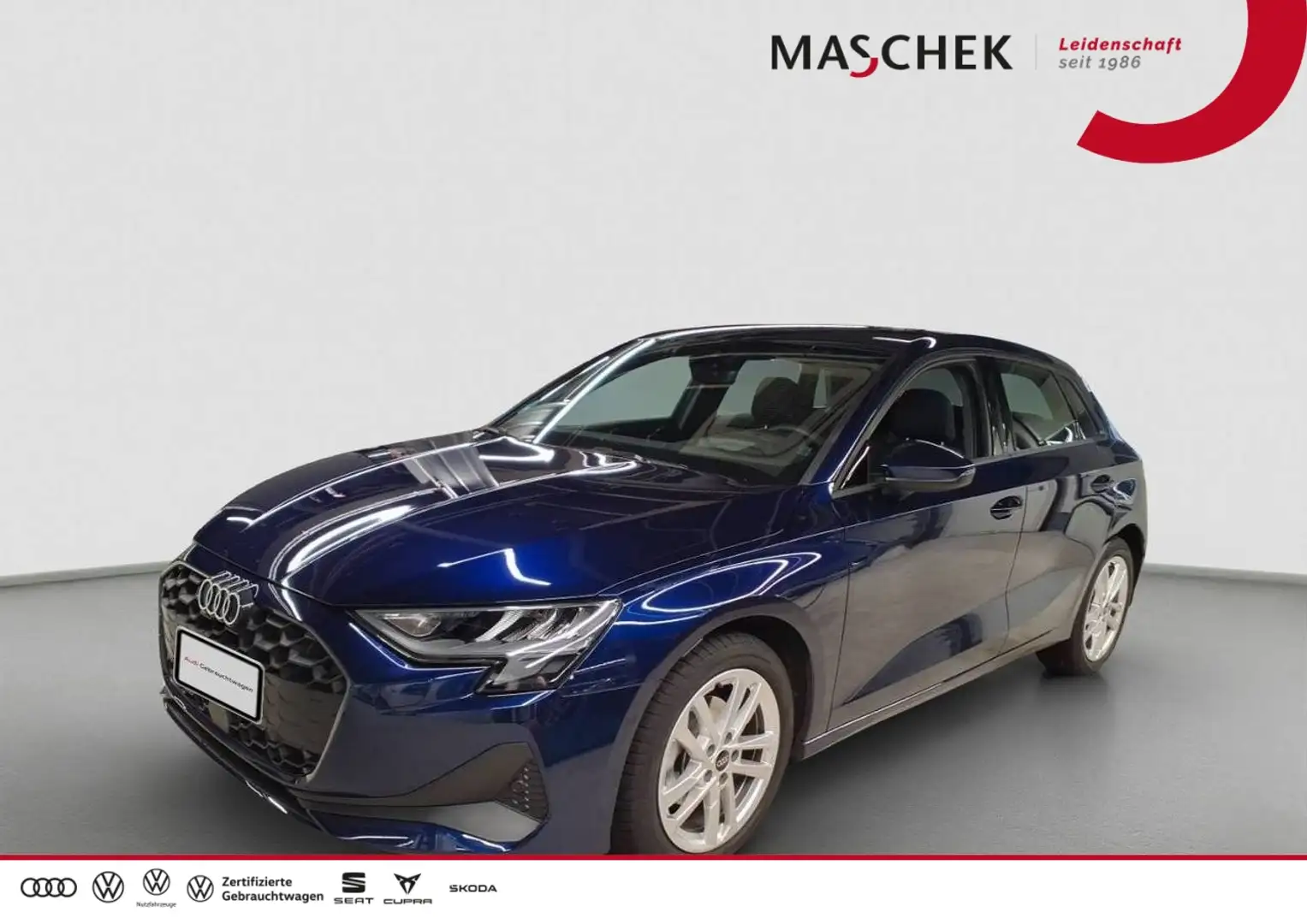 Audi A3 Sportback 30 TFSI S tronic HUD R-Cam Sonos Naviplu Blau - 1