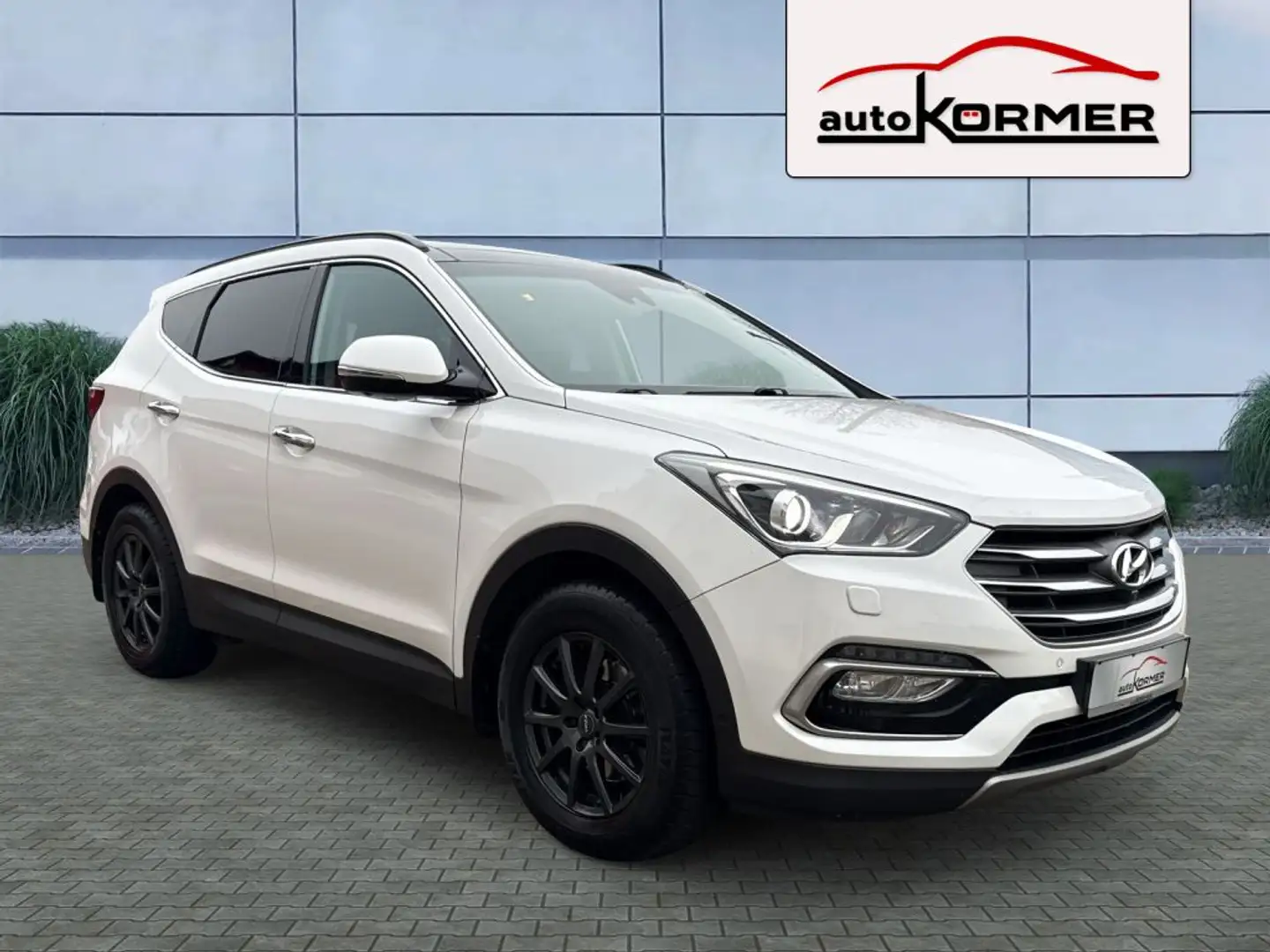 Hyundai SANTA FE 2.2 CRDI 4WD Premium 7-Si.,360°,Pano,Leder,AHK Blanc - 1