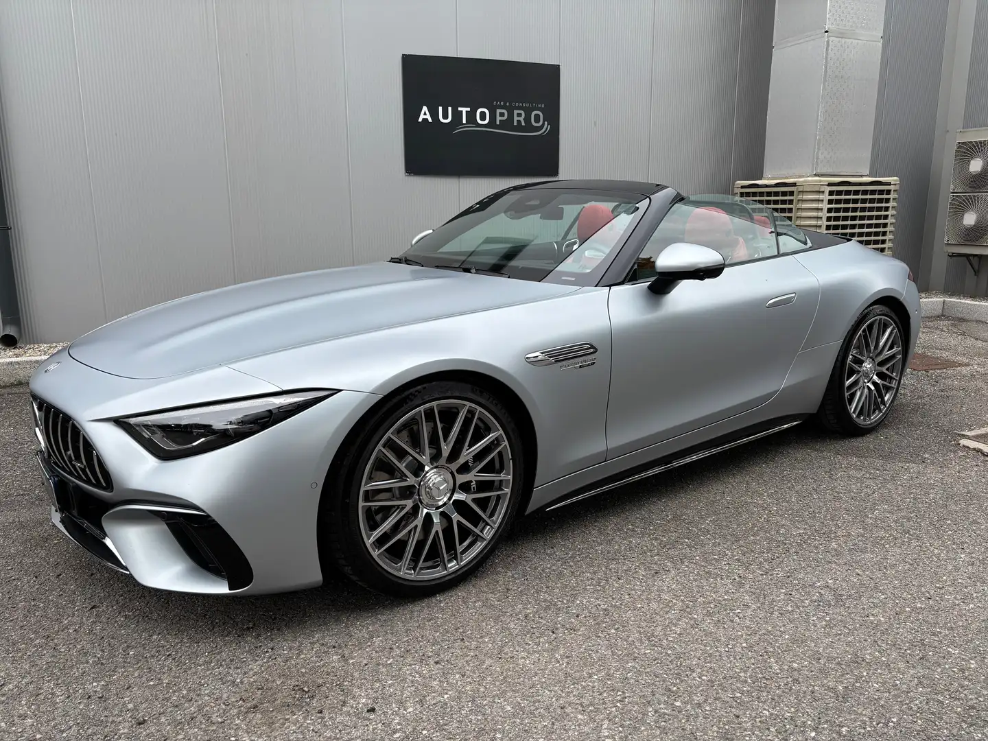 Mercedes-Benz SL 55 AMG AMG SL 55 Tribute Edition Argento/Rosso 4matic+ au Argintiu - 2