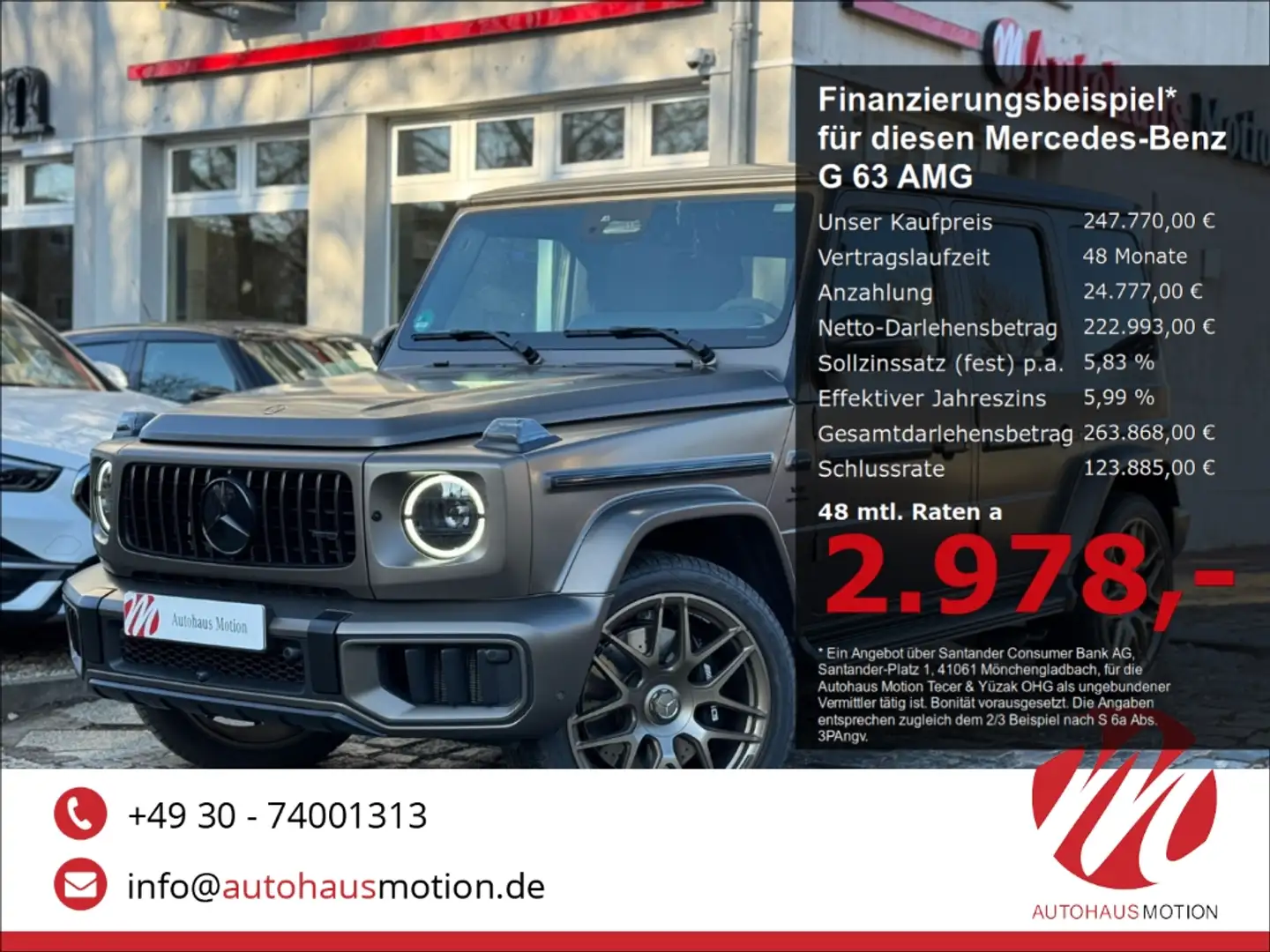 Mercedes-Benz G 63 AMG Facelift Performance Package Superior 22'LM GSD Grau - 1