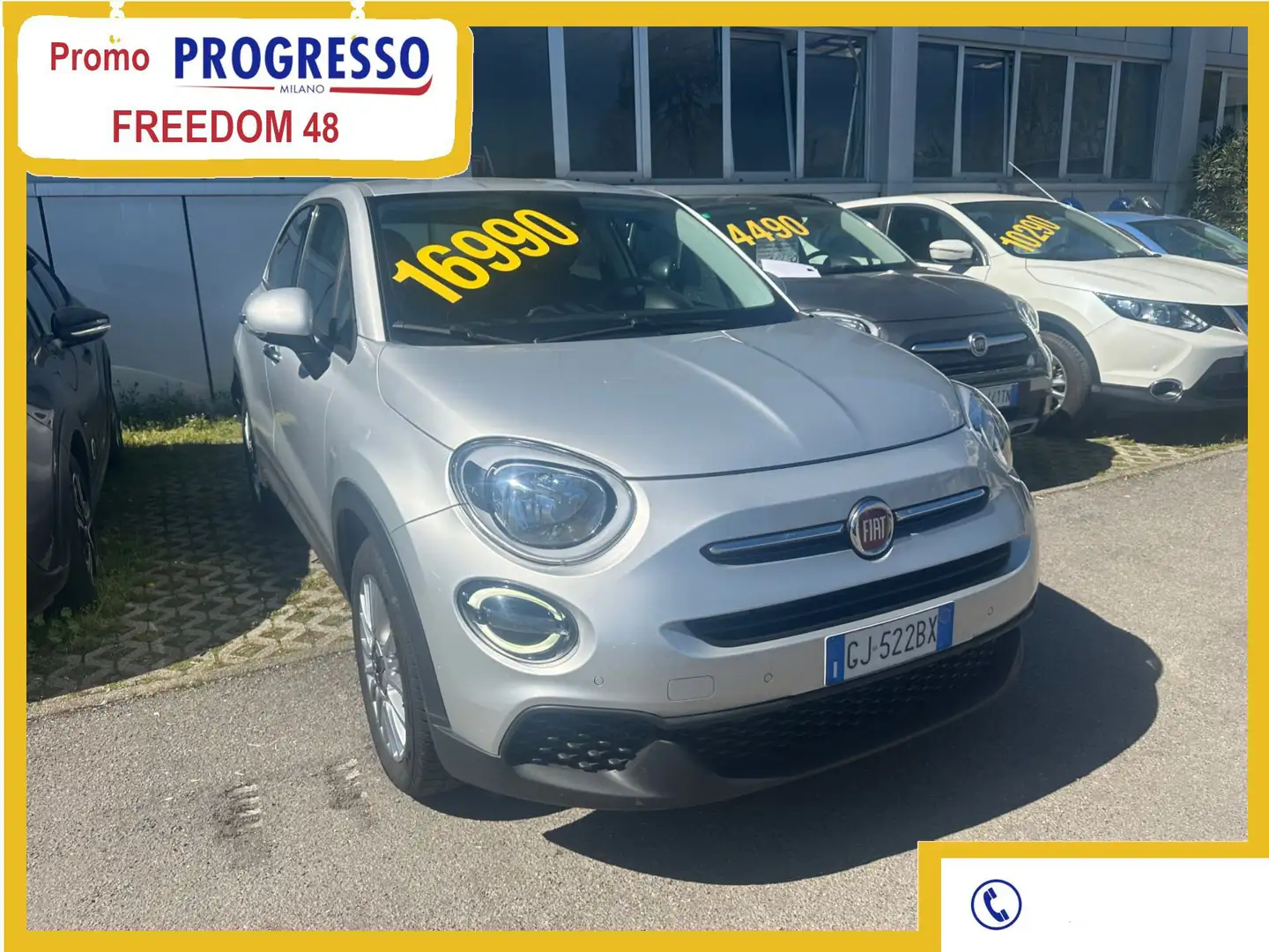 Fiat 500X 1.0 T3 120 CV Lounge Grigio - 1