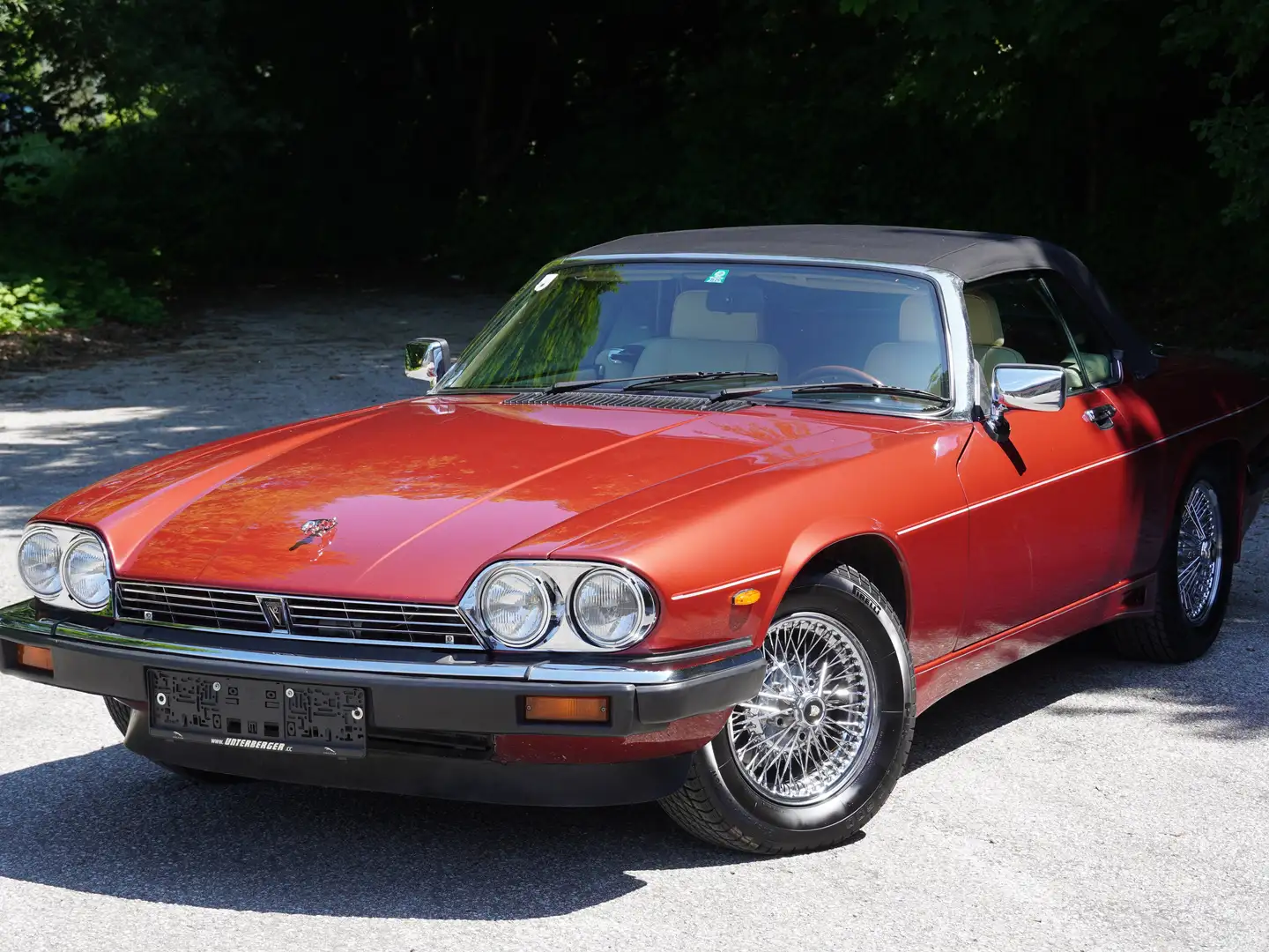Jaguar XJS Cabriolet V12 HE (1988) – gepflegter Klassiker Червоний - 1