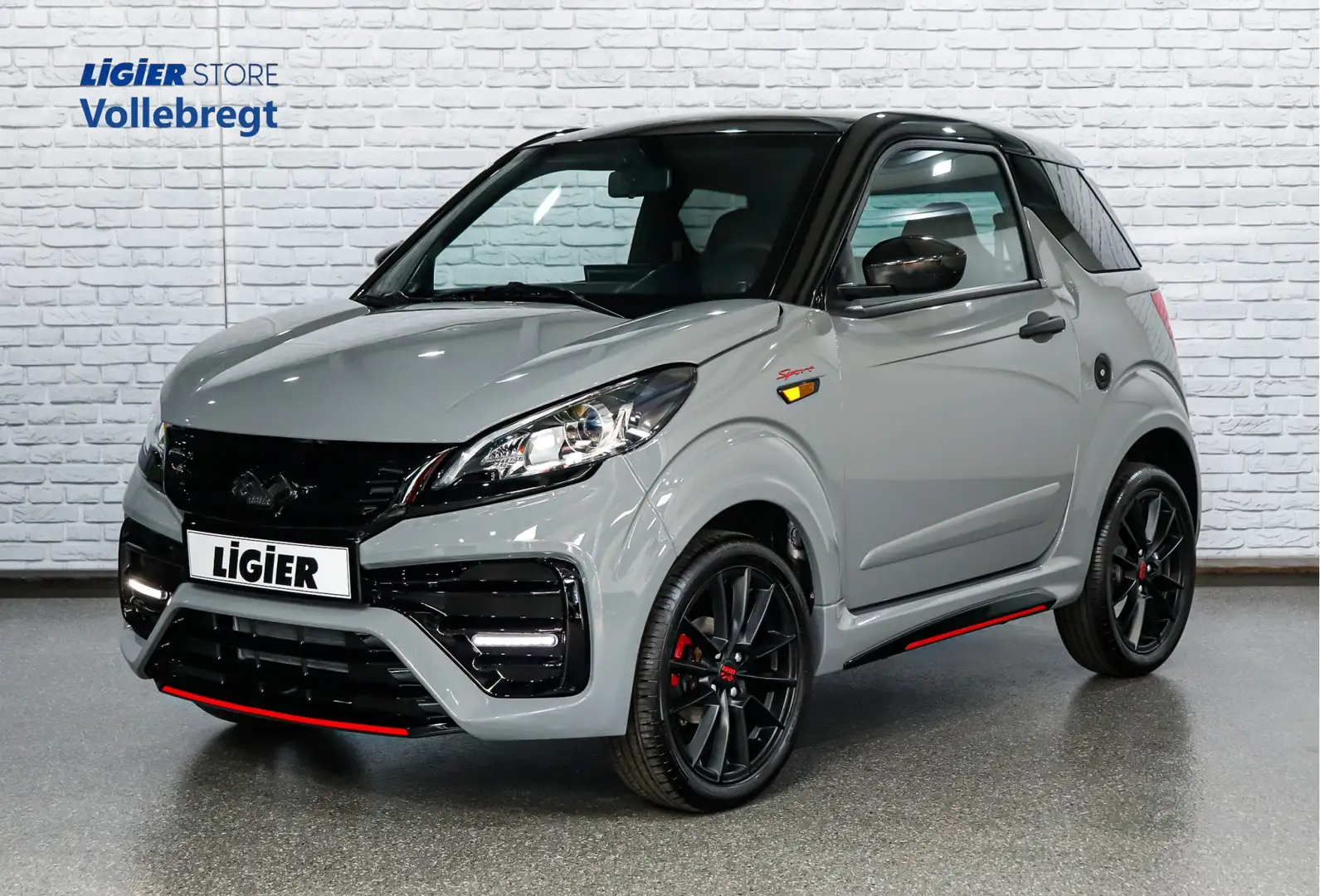 Ligier JS 50 Sport Ultimate Nardo Grijs met ST Bekr Wit - 1