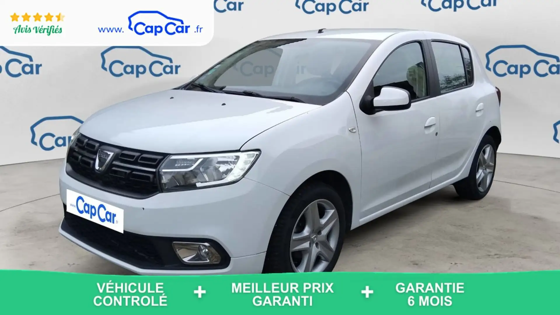 Dacia Sandero 1.0 SCe 75 Ambiance Blanc - 1