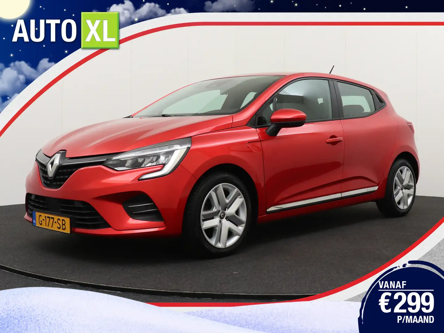 Renault Clio 1.0 TCe 101 PK NW-Model Carplay Navi LED Cruise DA Rojo - 1