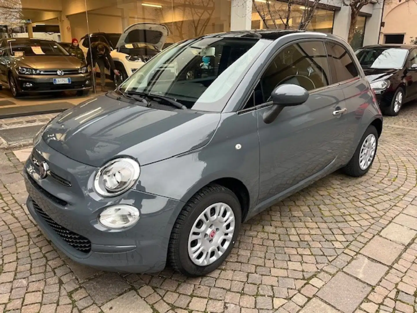 Fiat 500 1.2 Lounge Neopatentati Grigio - 1