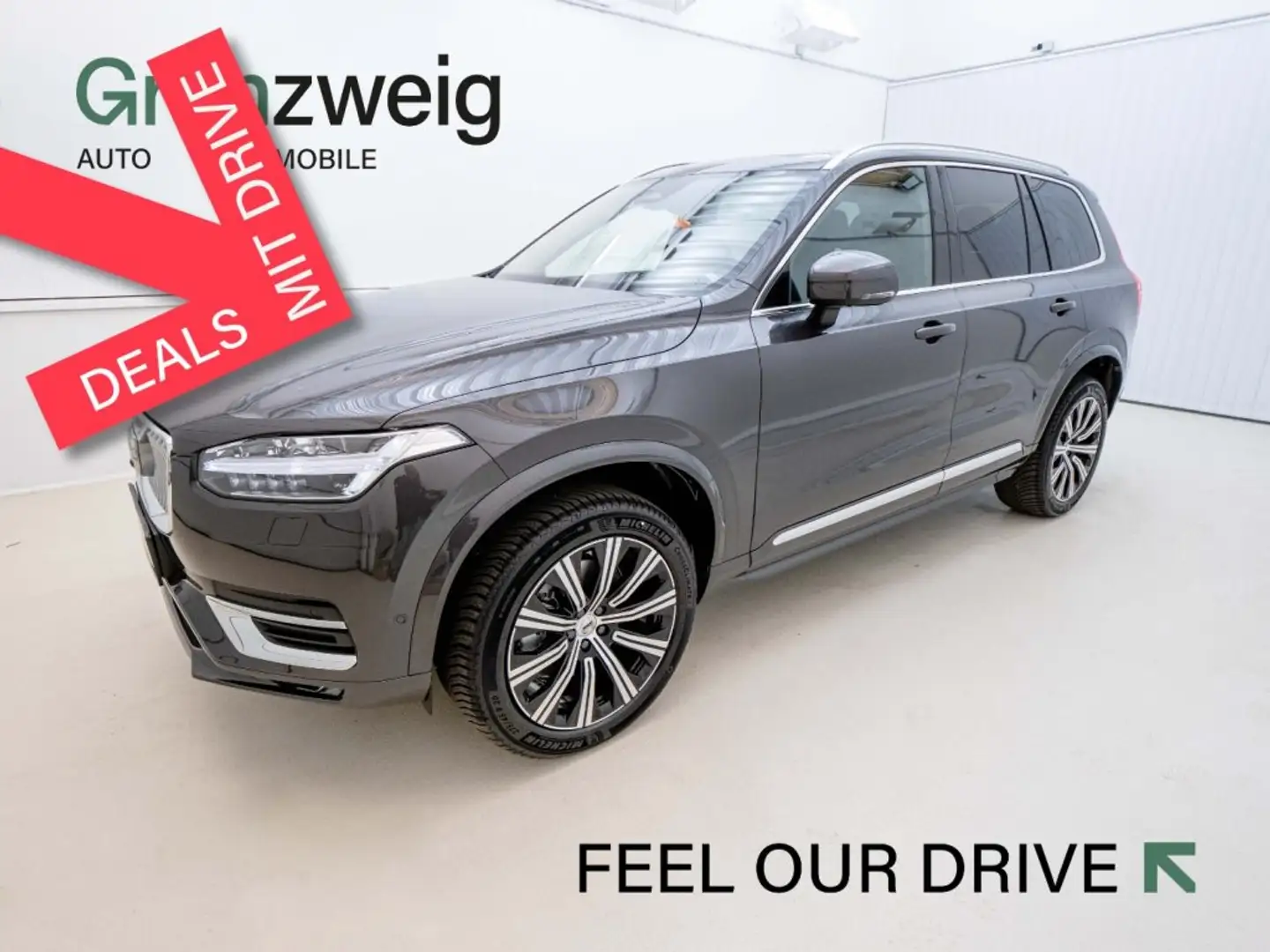 Volvo XC90 Ultimate, B5 AWD Mild Hybrid, Diesel, Bright, 7 Si Gris - 1