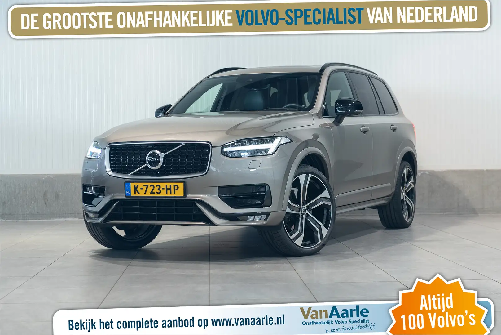 Volvo XC90 B5 DSL Aut. R-Design Full Option Trekhaak 235pk Gris - 1