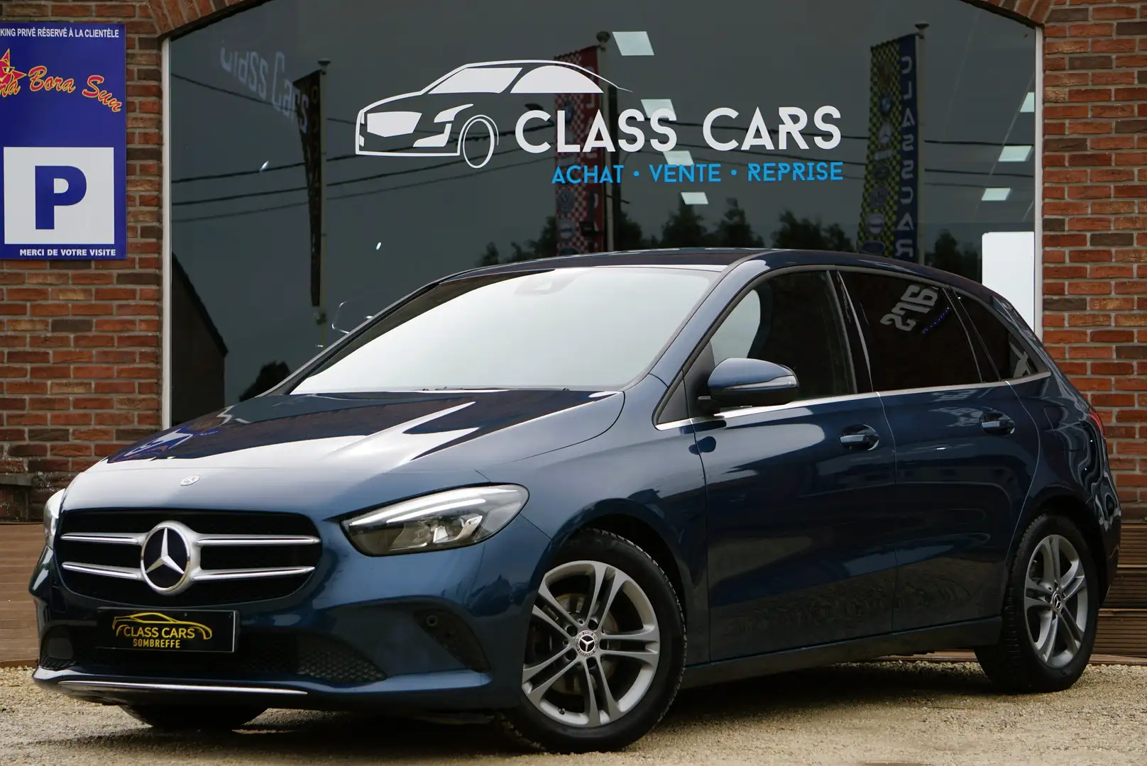 Mercedes-Benz B 180 d Business Bte-AUTO COCKPIT CAMERA PALETTES EU6d Blauw - 1