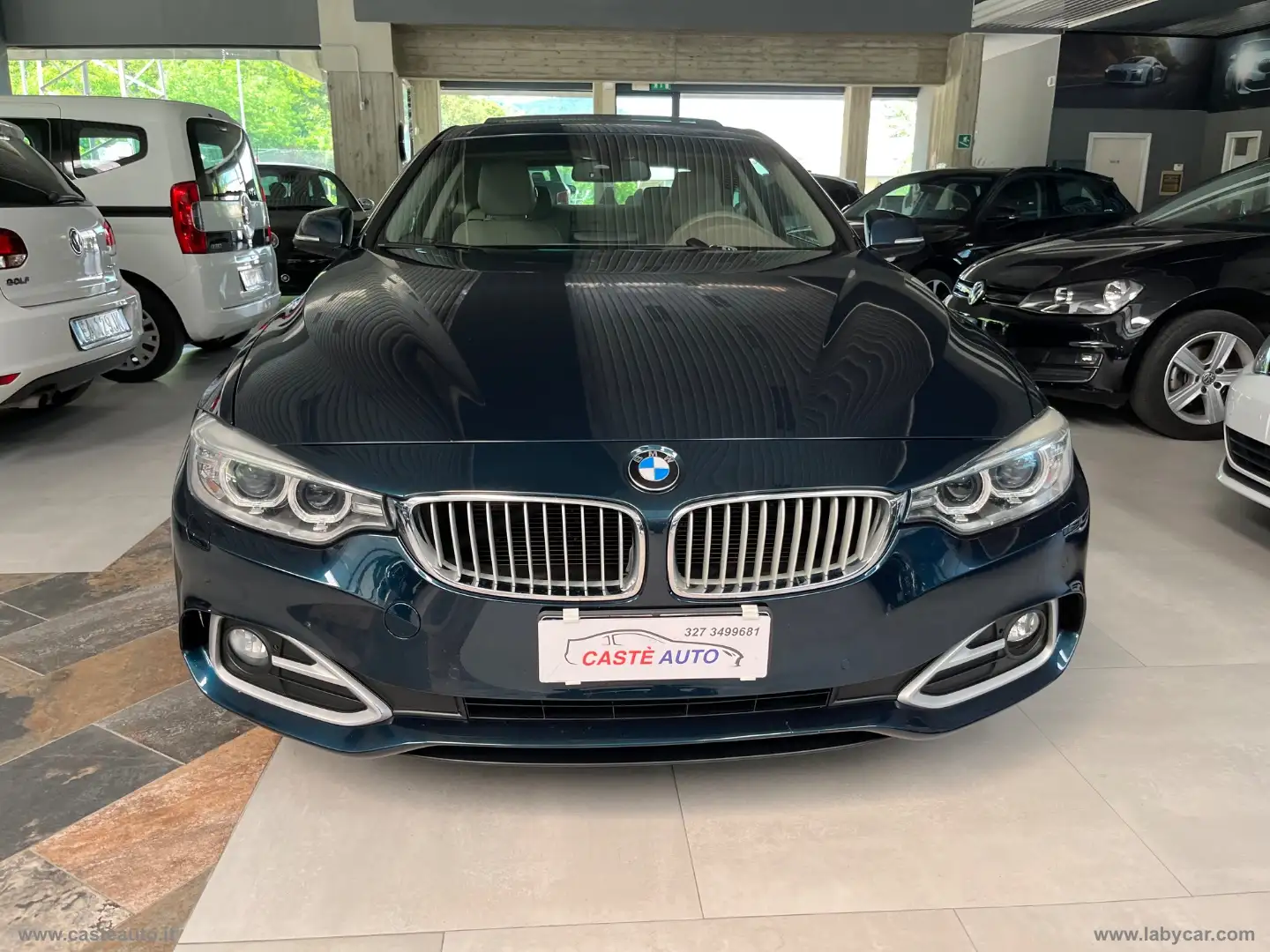 BMW 420 420d Coupé CON TETTO APRIBILE Blau - 2