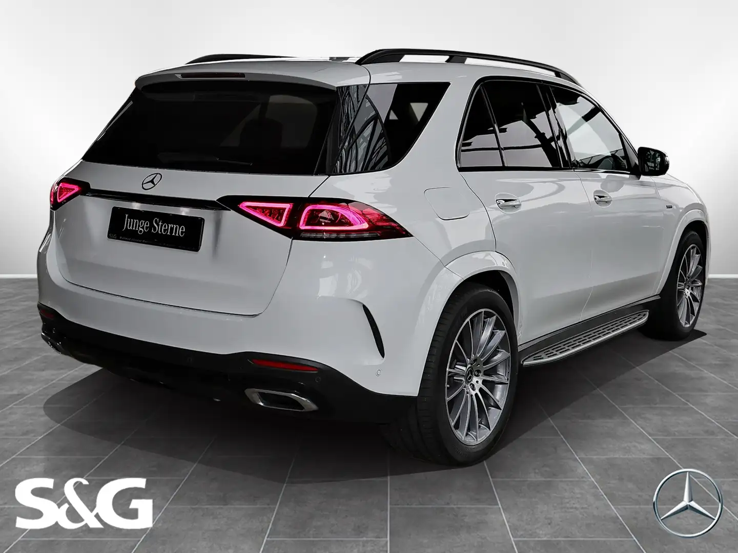 Mercedes-Benz GLE 350 de 4M AHK+DISTRONIC+PANO+360°+KEYLESS+21 Blanco - 2