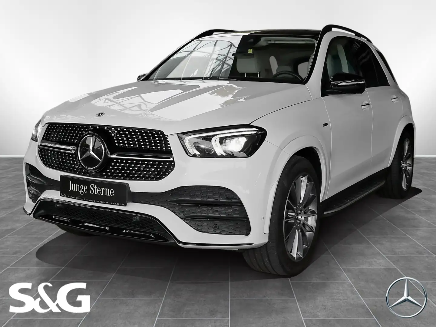 Mercedes-Benz GLE 350 de 4M AHK+DISTRONIC+PANO+360°+KEYLESS+21 Blanco - 1