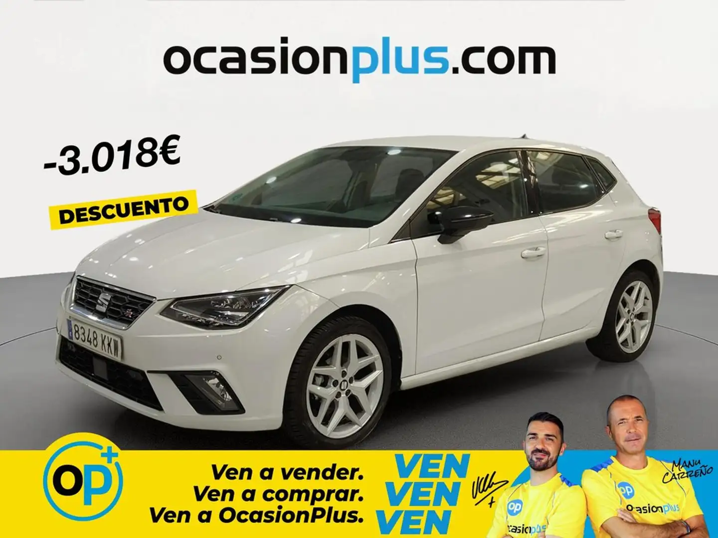 SEAT Ibiza 1.0 TGI S&S FR Eco Plus 90 Blanco - 1