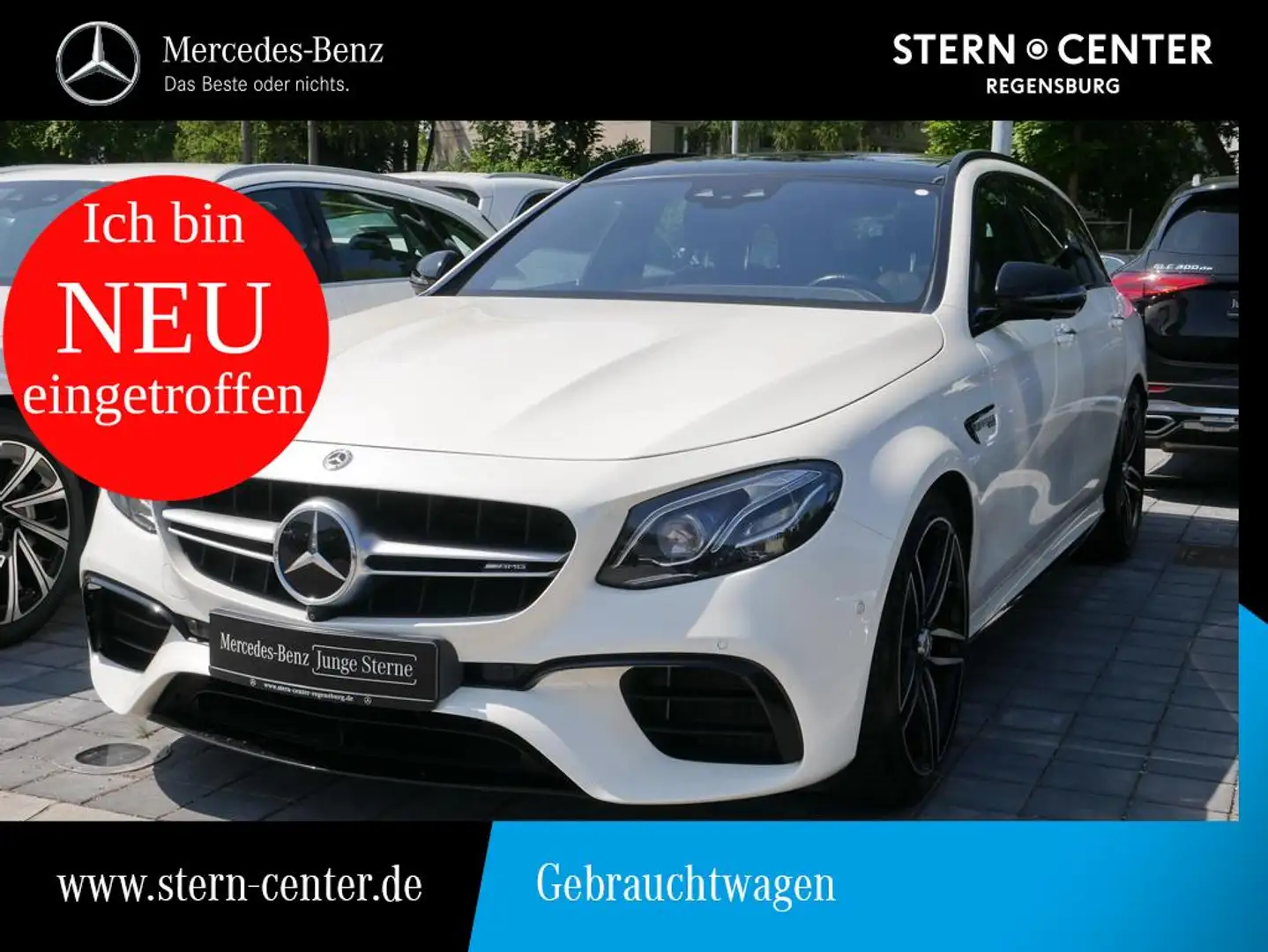 Mercedes-Benz E 63 AMG S 4MATIC+ T-Modell LED Sitzklima Pano Blanc - 1