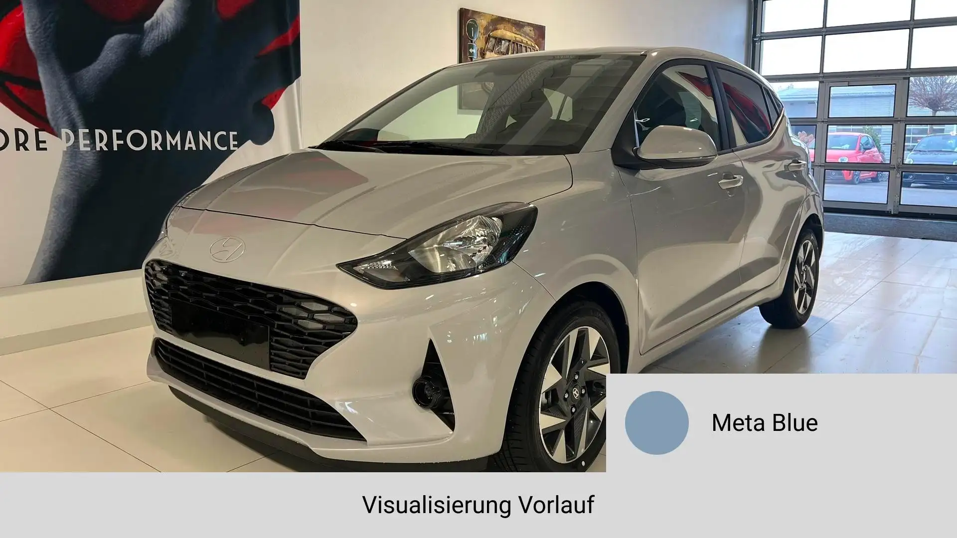 Hyundai i10 GO+ 1.2 MT 58 kW (79 PS) Klimaautomatik, Naviga... Blau - 1