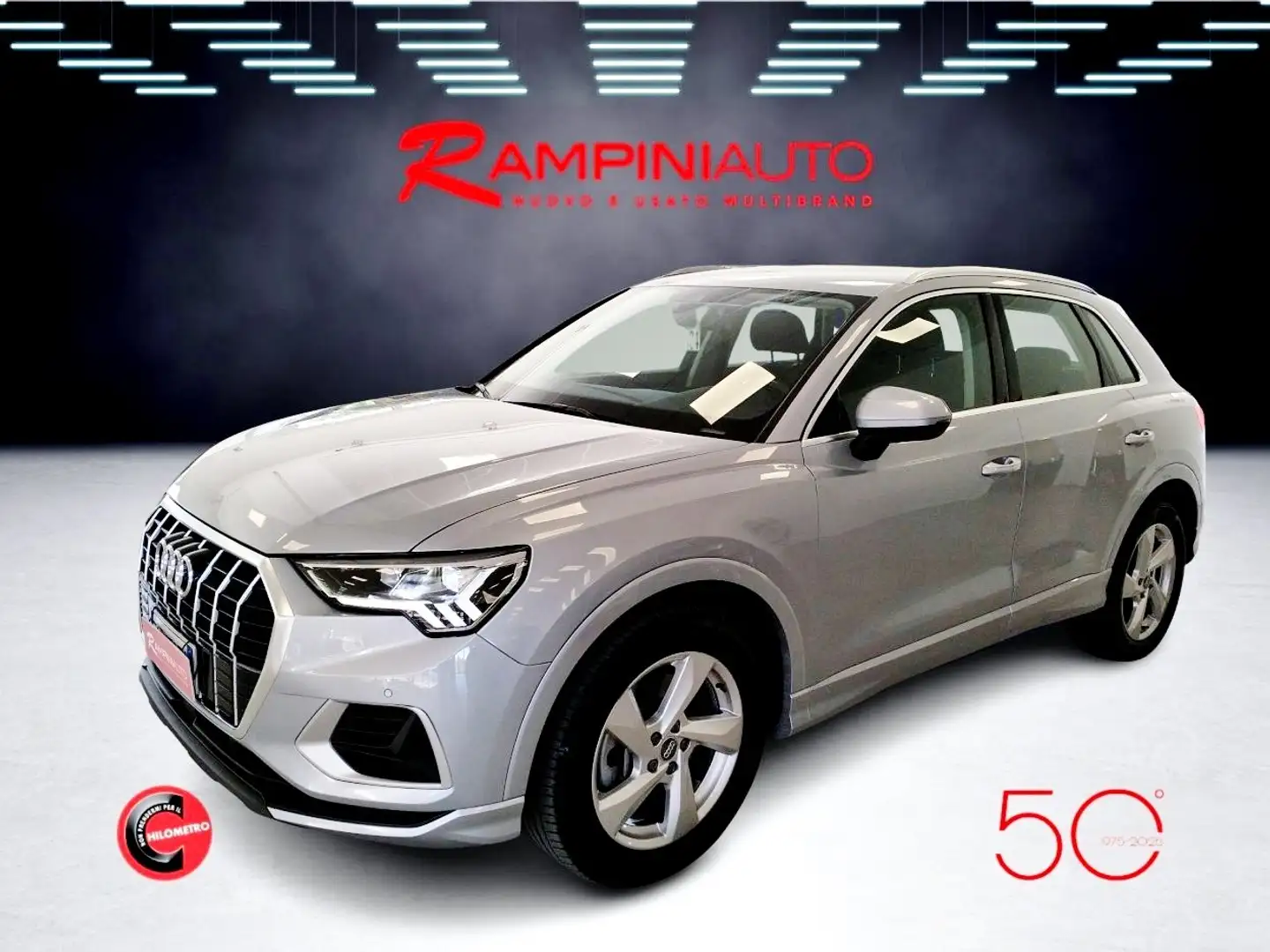 Audi Q3 TDI quattro S tronic 190 Cv Unico Prop. IVA ESPOST Argento - 1