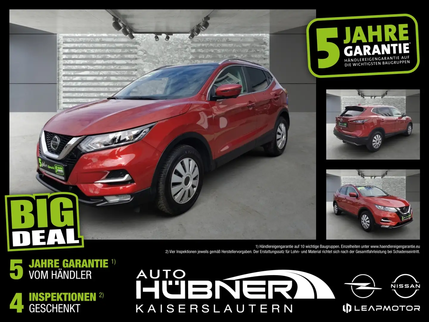 Nissan Qashqai Zama Autom Navi|Around View|AHK|SHZ|LHZ Rot - 1