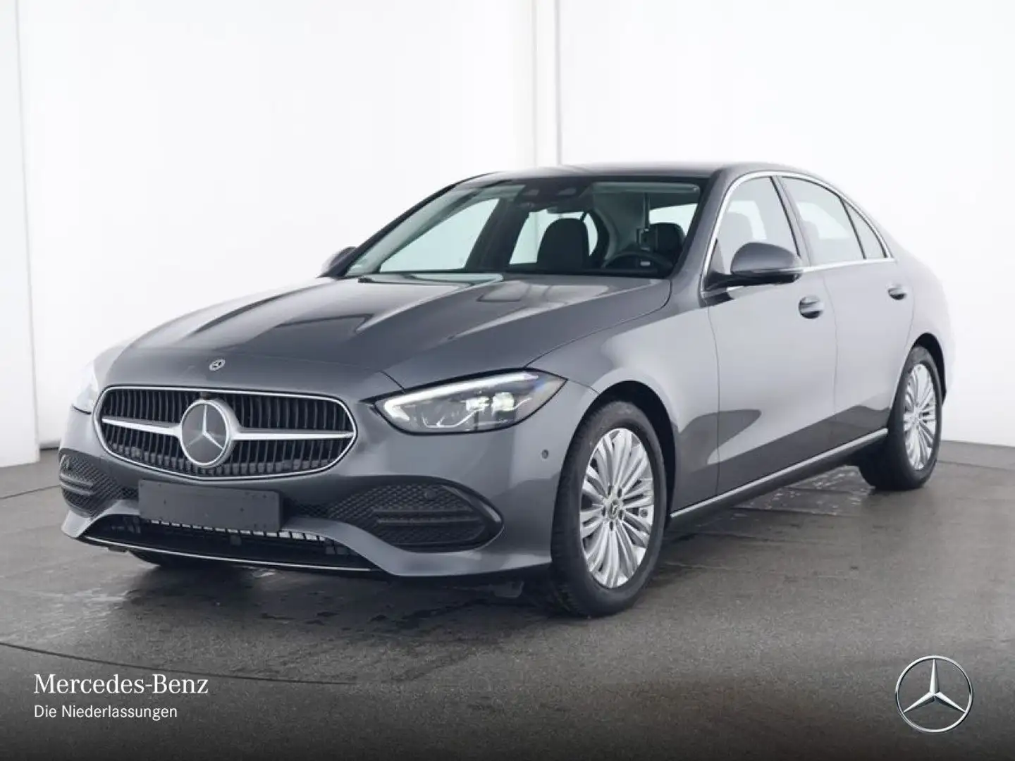 Mercedes-Benz C 200 AVANTG+360+AHK+LED+KEYLESS+9G Grau - 2