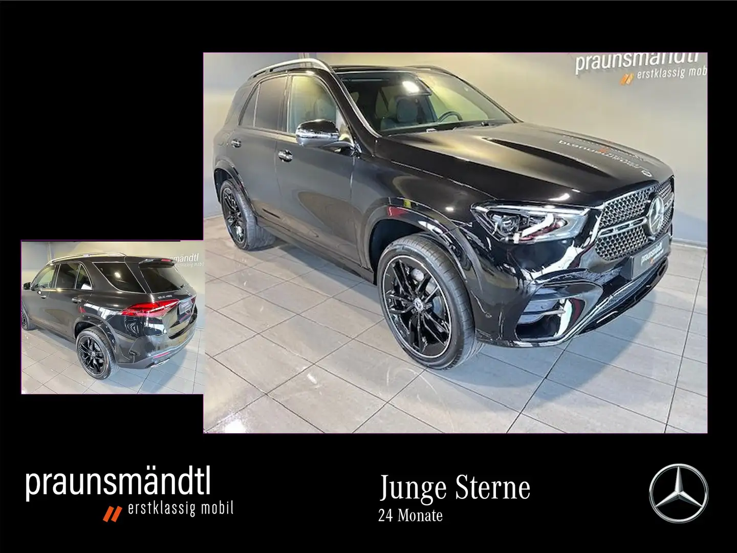 Mercedes-Benz GLE 450 4M AMG Night Pano/Airmatic/AHK/22"/Distr Schwarz - 1