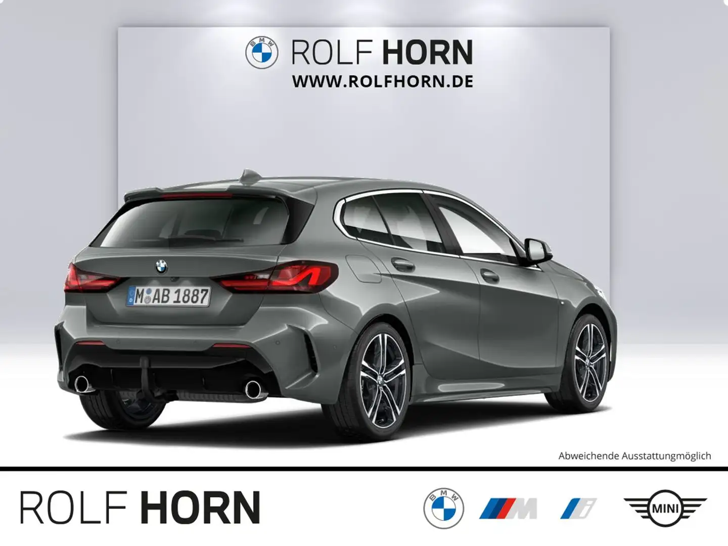 BMW 120 d xDrive M Sportpaket Navi AHK LED Sitzhz PDC Grau - 2