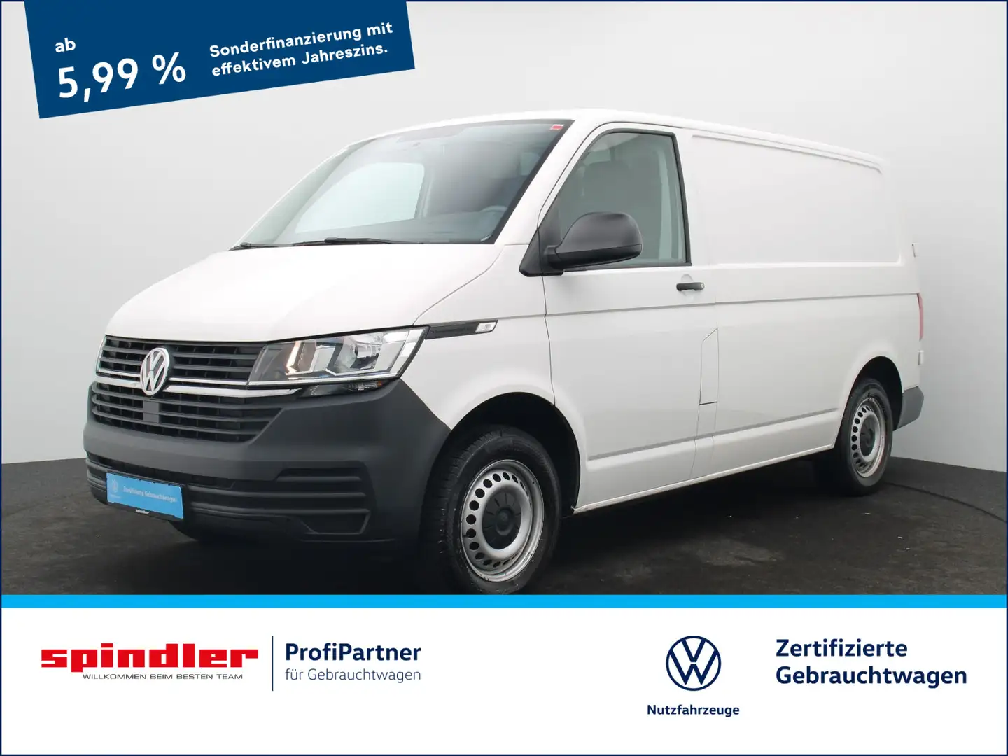 Volkswagen T6.1 Transporter / Heckflügeltüren, Schiebetür Blanc - 1