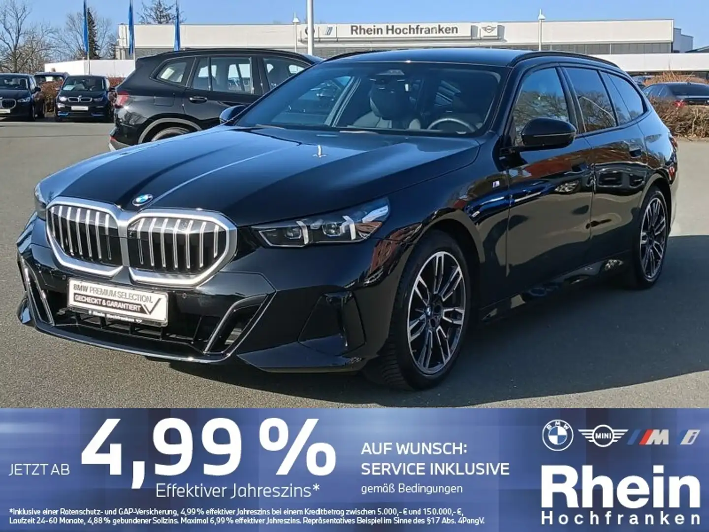 BMW 520 d xDrive Touring M Sportpaket STANDH ACC AHK Schwarz - 1
