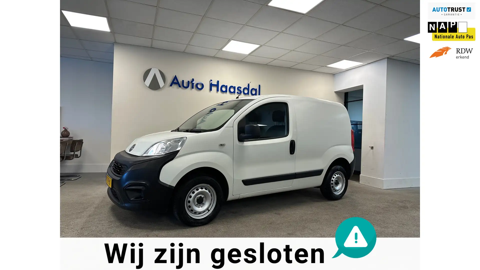 Fiat Fiorino 1.4 Fire|TREKHAAK|MARGE-AUTO|BENZINE|2018|AIRCO Wit - 1