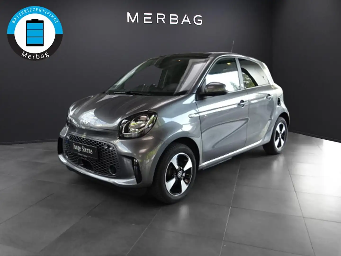 smart forFour EQ  *Panoramadach Sitzheizung Klimaautomatik Grau - 2
