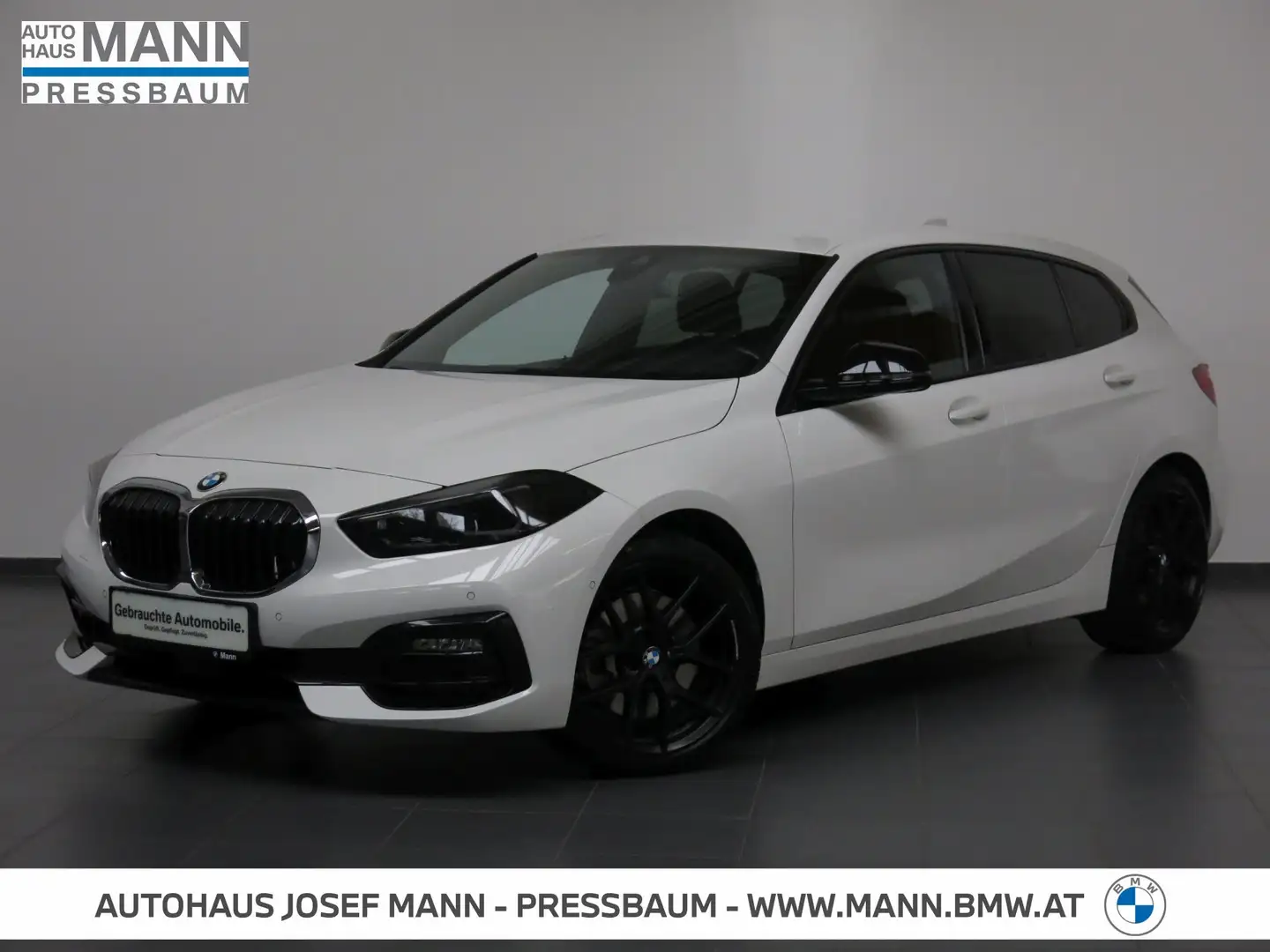BMW 120 d xDrive SPORT LINE - LEDER Weiß - 1