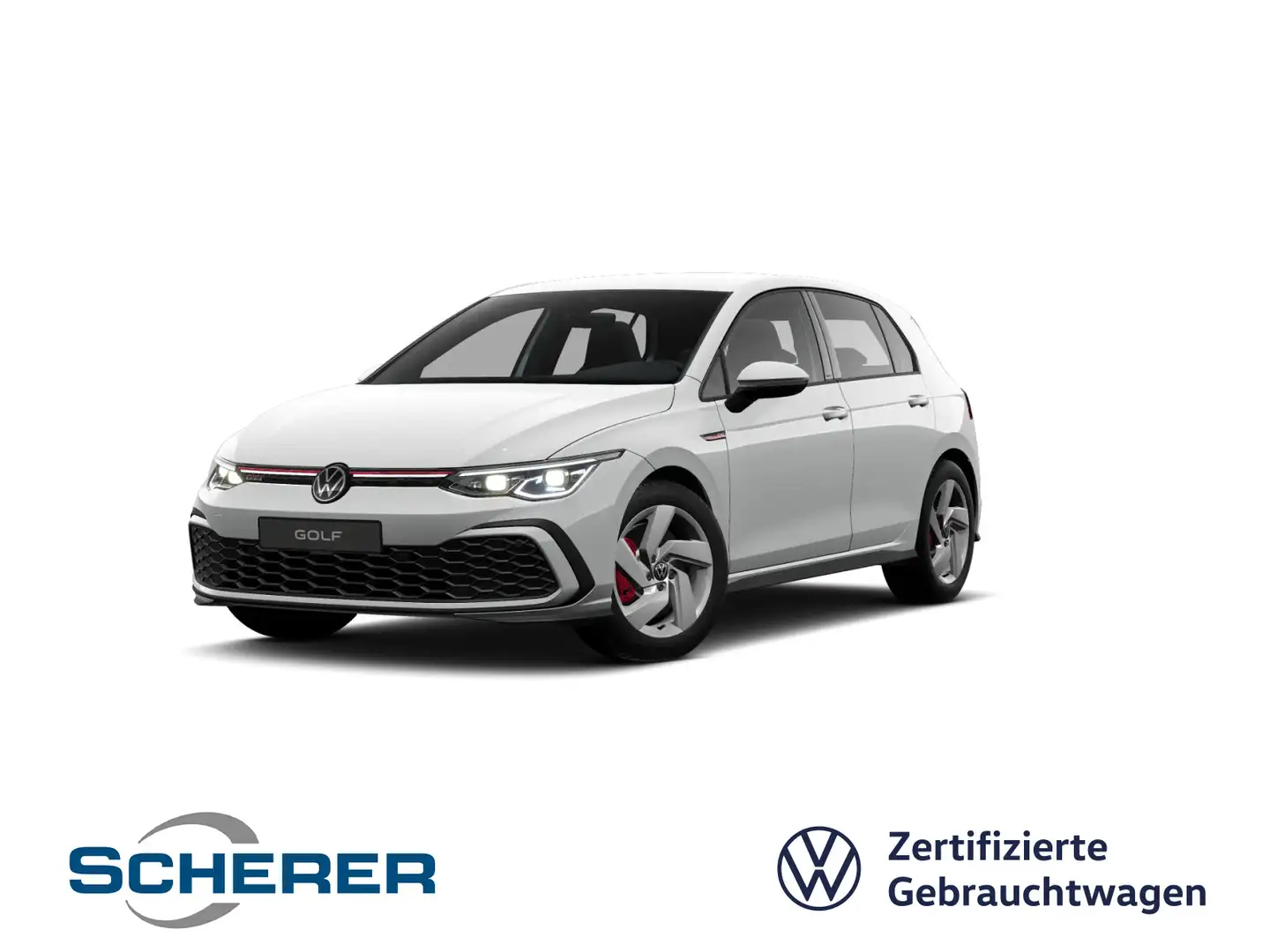 Volkswagen Golf GTI 2.0 TSI, SCHALTER, SHZ, LED+, COCKPITPR Weiß - 1