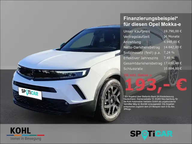 Opel Mokka-E GS Line Klimaautom Notbremsass. Temp PDC Freisprec