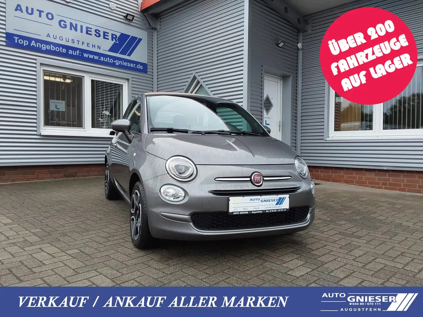 Fiat 500C 1.0 Mild Hybrid Club APP/KLIMA/TEMP 51 kW (69 P... Grau - 1
