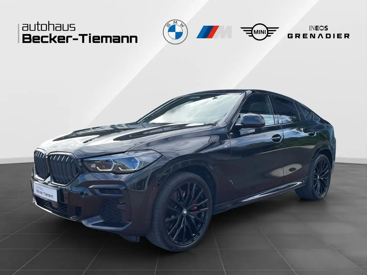 BMW X6 M50i Laser | 360° | ACC | AHK | SoftCl. | SkyLoung Schwarz - 1