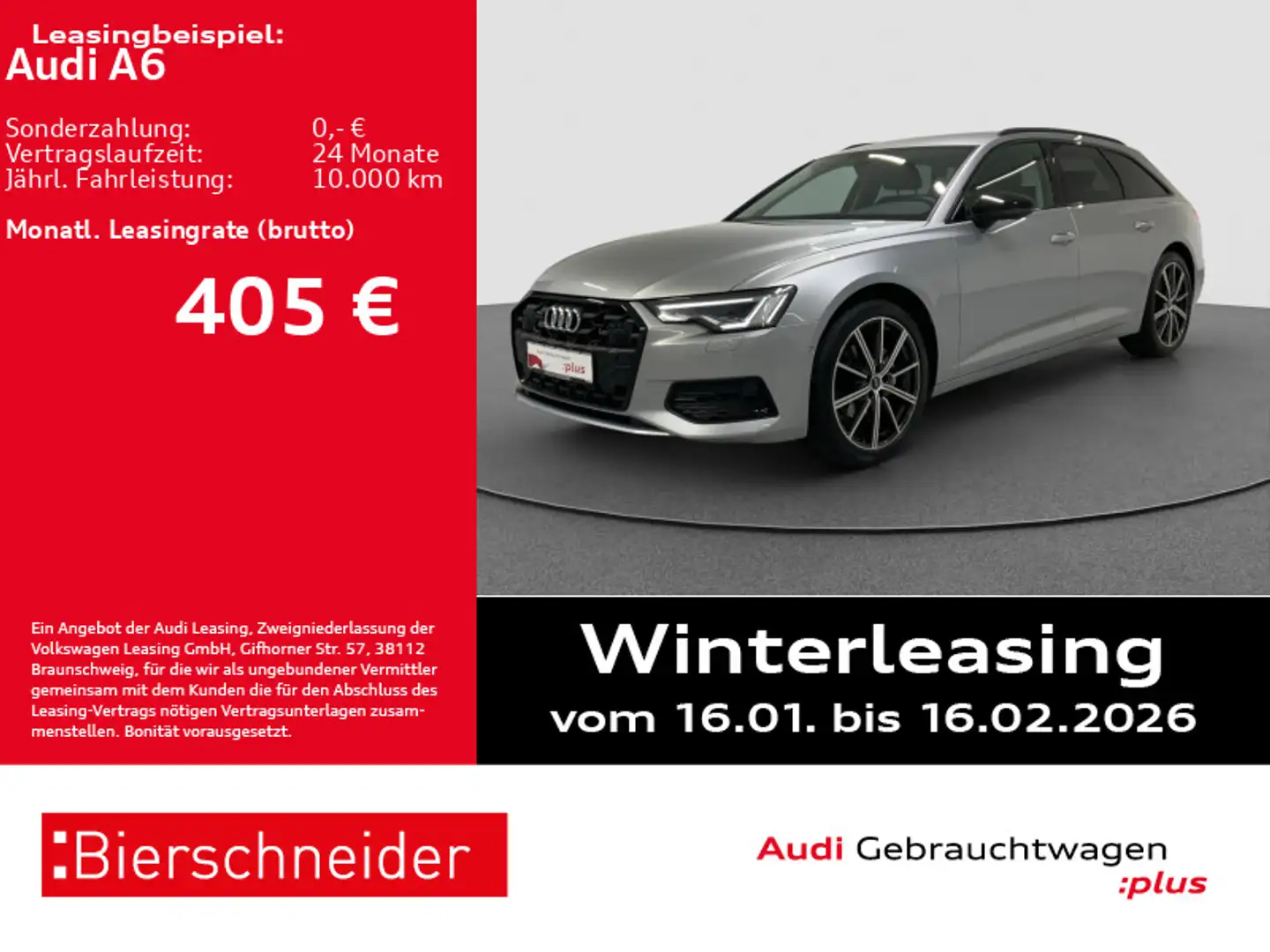 Audi A6 Av 35 TDI advanced Black AHK MATRIX ACC 20 Silber - 1