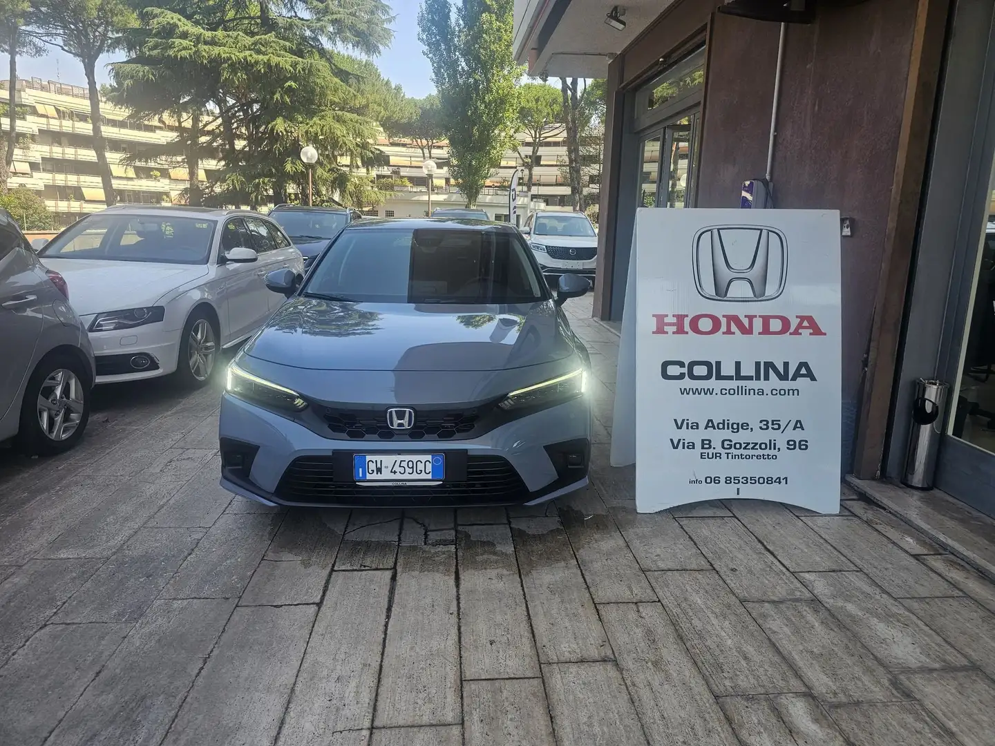 Honda Civic 2.0 Hev eCVT Elegance Grigio - 1