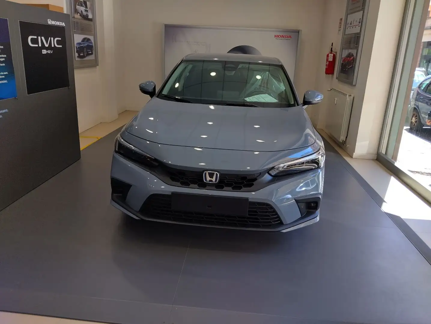 Honda Civic 2.0 Hev eCVT Elegance Grijs - 1