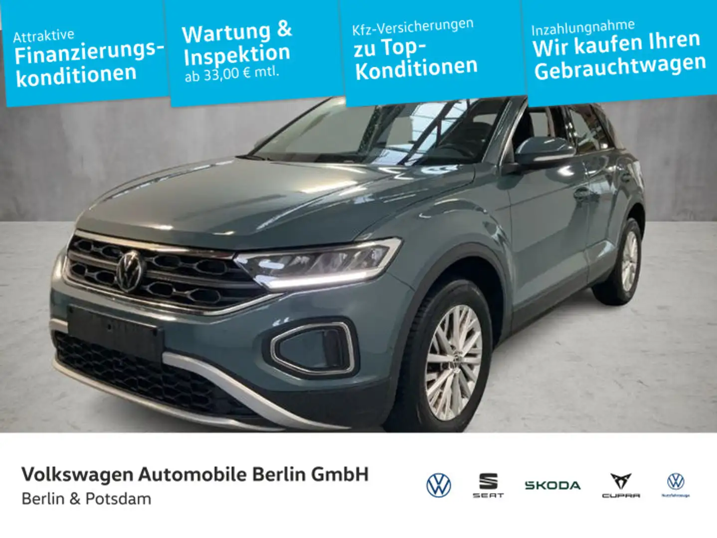 Volkswagen T-Roc 1.0TSI Life App-Connect LED KAMERA Blau - 1
