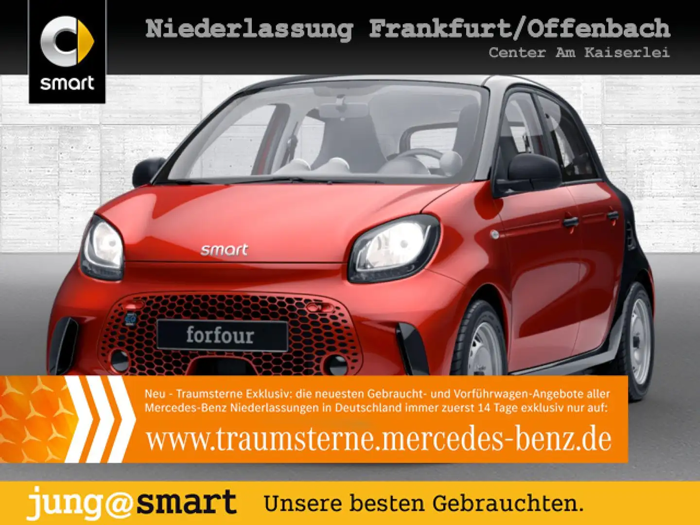 smart forFour EQ 60kWed cool&Audio SHZ Dig Radio Navi Rot - 1
