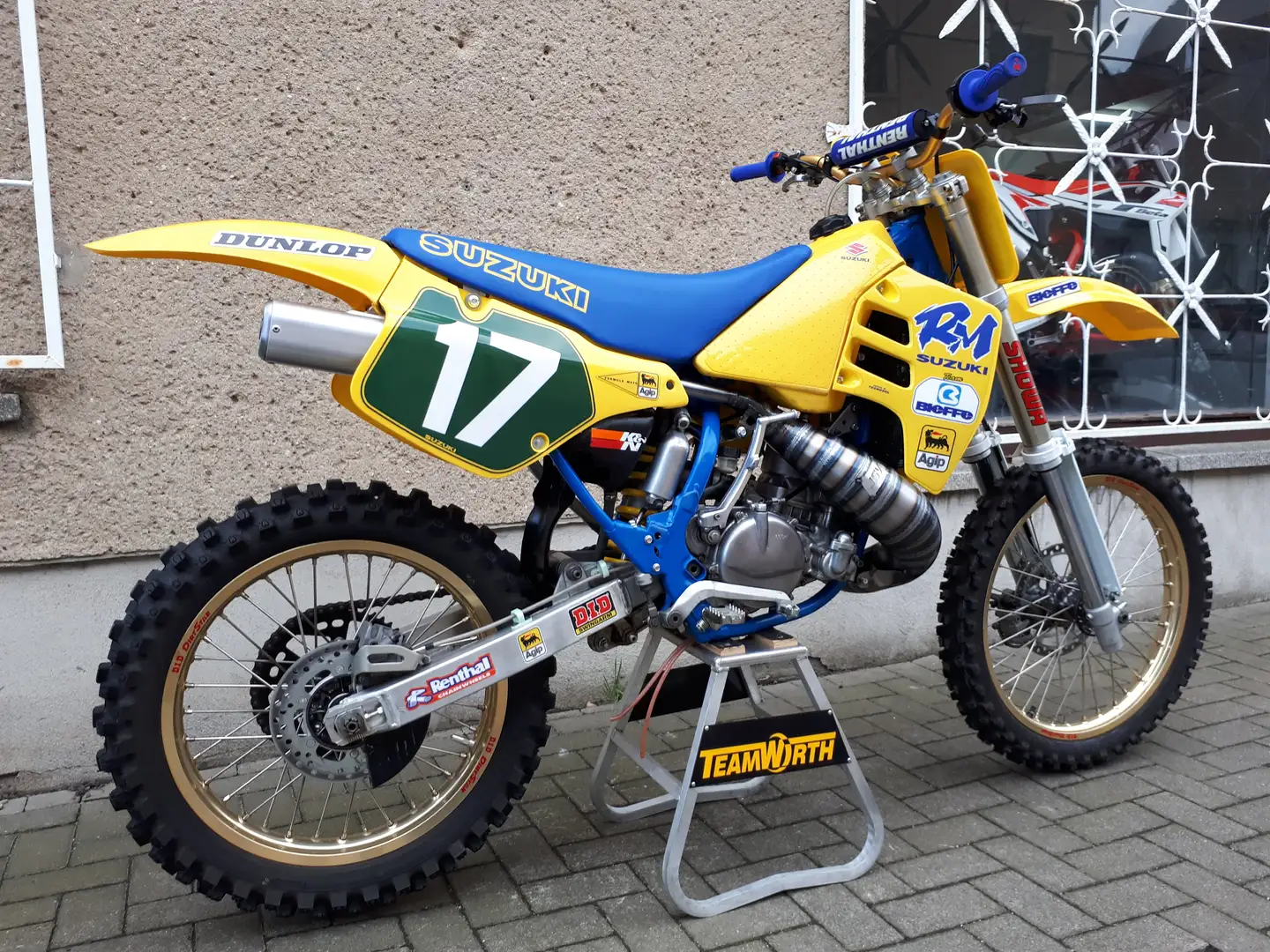 Suzuki RM 250 RM 250 2T EVO 1990 - Komplettrestauration Giallo - 2
