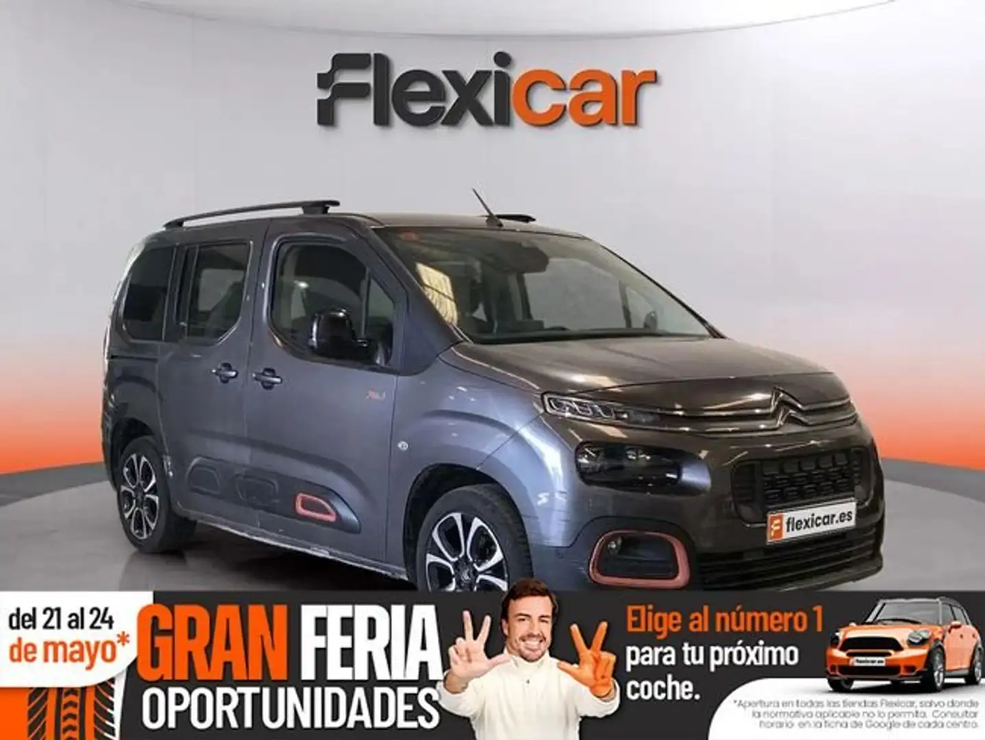 Citroen Berlingo Combi BlueHDi S&S Talla M Shine 100 Gris - 1
