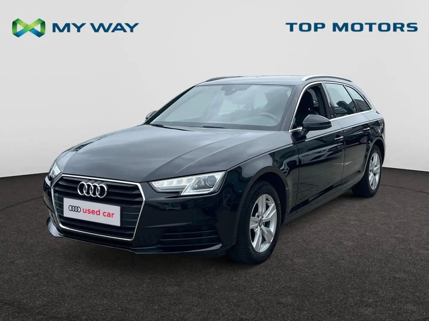 Audi A4 Avant FULL LEDER*TREKHAAK*150PK*GPS*BLUETOOTH*TOPW Schwarz - 1