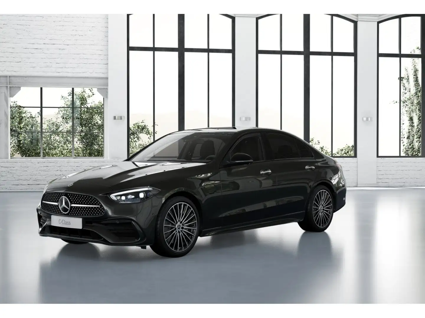 Mercedes-Benz C 200 #AMG #PANO-SD #DIGITAL LIGHT #AHK #NIGHT Gris - 2