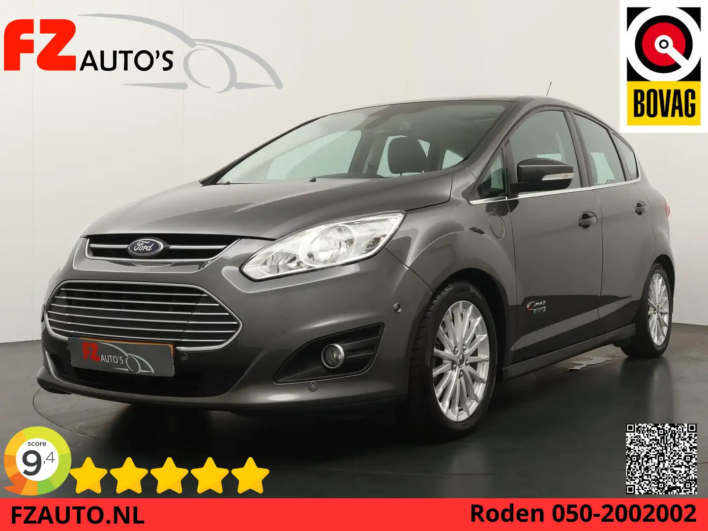 Ford C-Max 2.0 Plug-in Hybrid Titanium Plus - Leer - Lm Velge Grau - 1