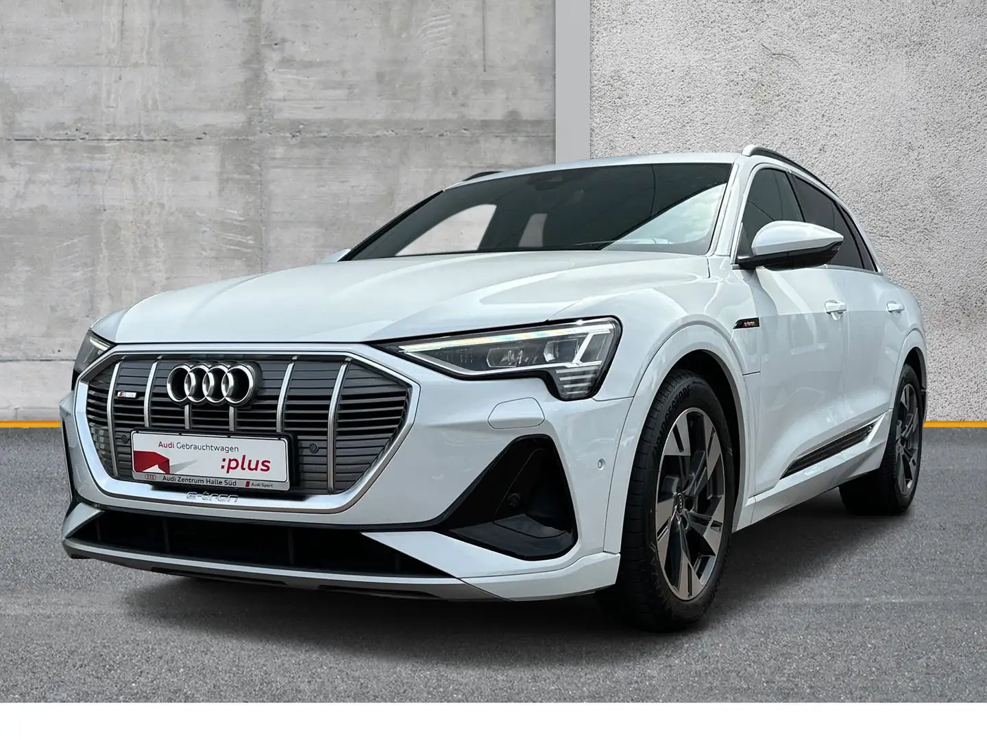 Audi e-tron 50 qu S LINE LEDER NAVI HuD ACC AHK Weiß - 2