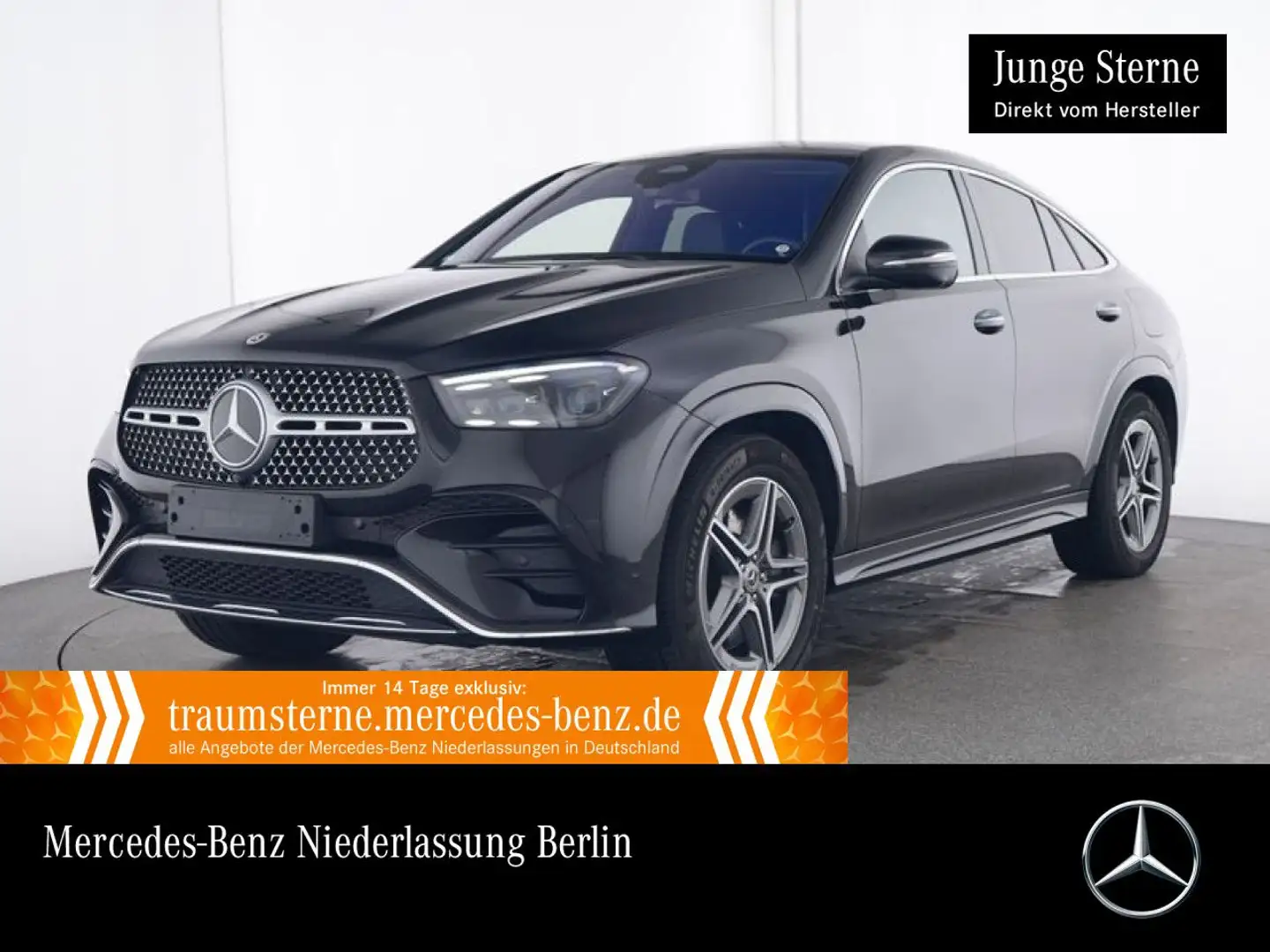Mercedes-Benz GLE 400 e Coupé 4M AMG+PANO+360+AHK+MULTIBEAM+20" Schwarz - 1